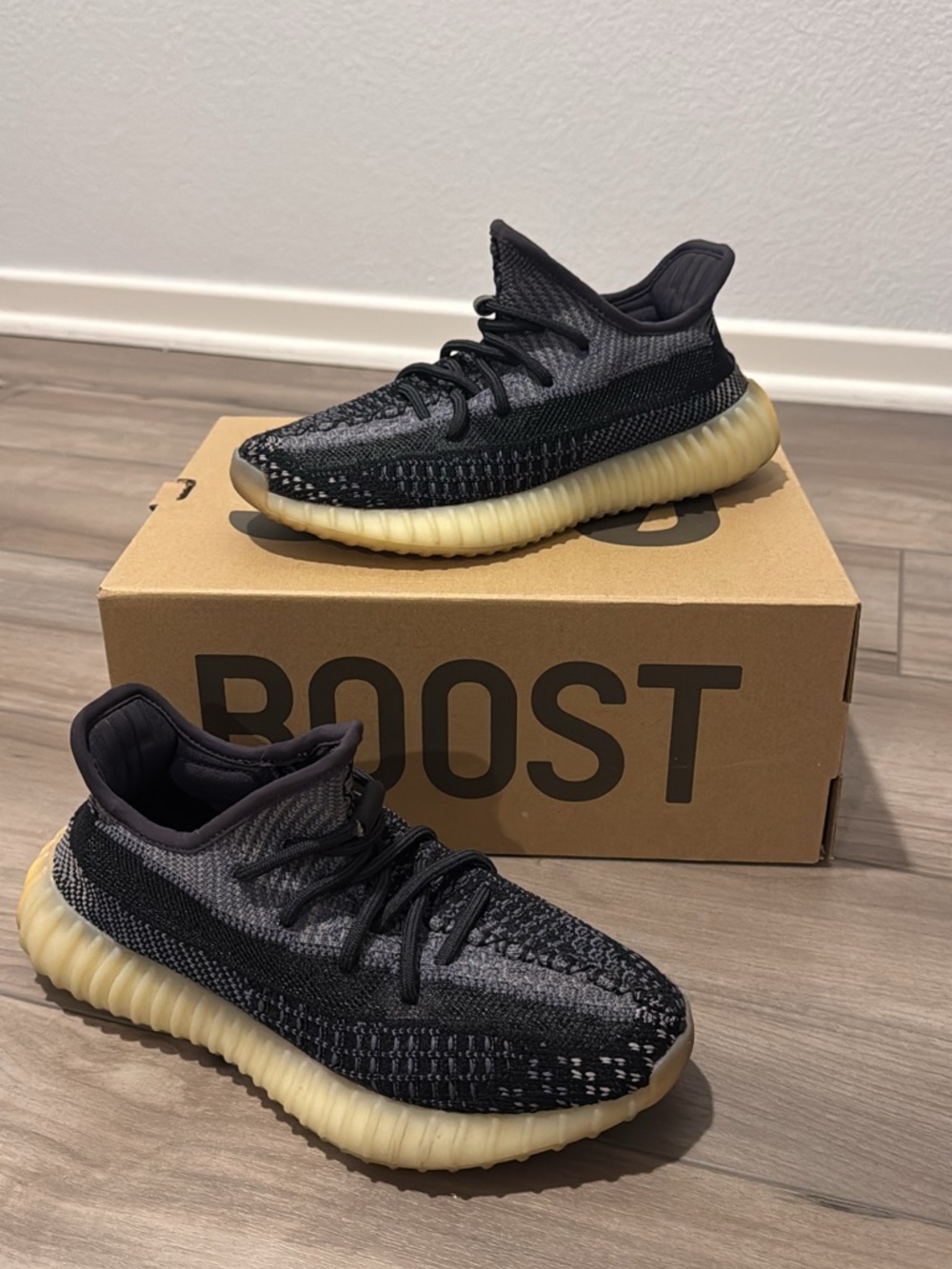adidas Yeezy Boost 350 Box with Green Sticker